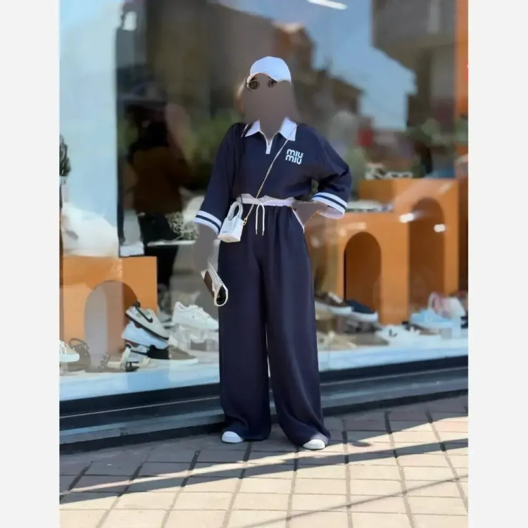 ست مازراتی MIU جنس کرپ مازراتی گرم بالا درجه یک فری سایز