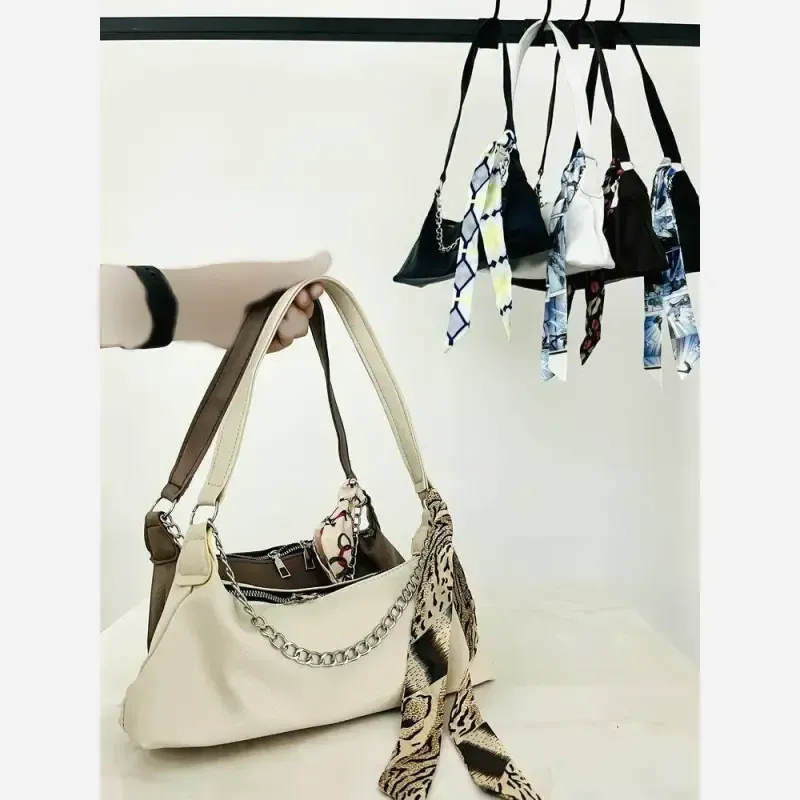 کیف کژوال شال دار رنگبندی کامل