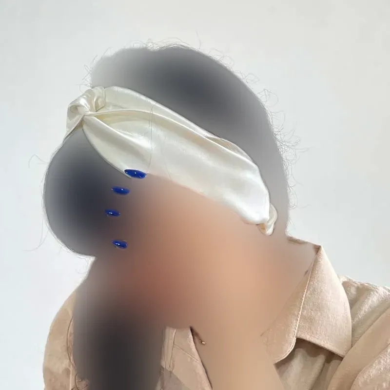 هدبند ساتن گره ای