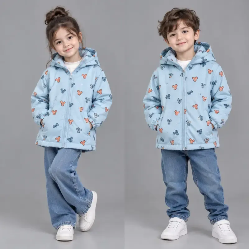 سویشرت تو خز ضد آب کودک مناسب 3 تا 6 سال