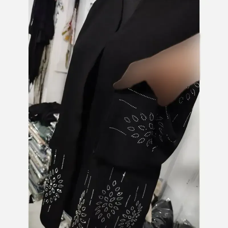 کت مجلسی زنانه مدل آرزو جنس شانتون اندوزی رنگ مشکی