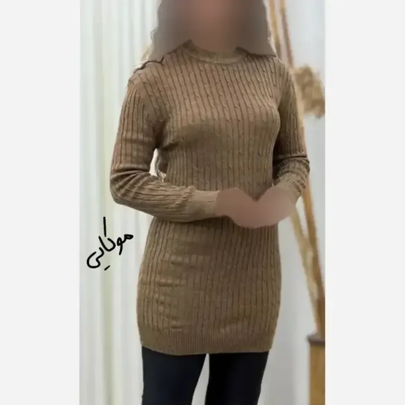 تونیک بافت زنانه ماهلین گپ الیاف آکریلیک ترک فری سایز