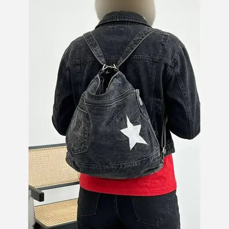 کیف جین 3کاره زنانه لی خارجی درجه یک ابعاد 35 در 35 سانت