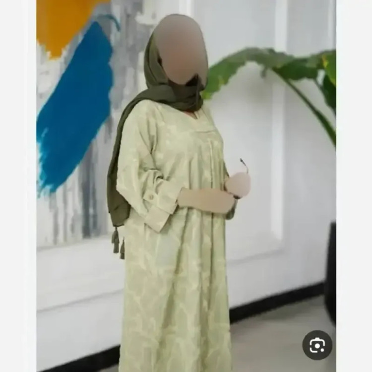 کفتان آویژه جنس ترمه اعلا فری سایز 38 تا 46 قد 135